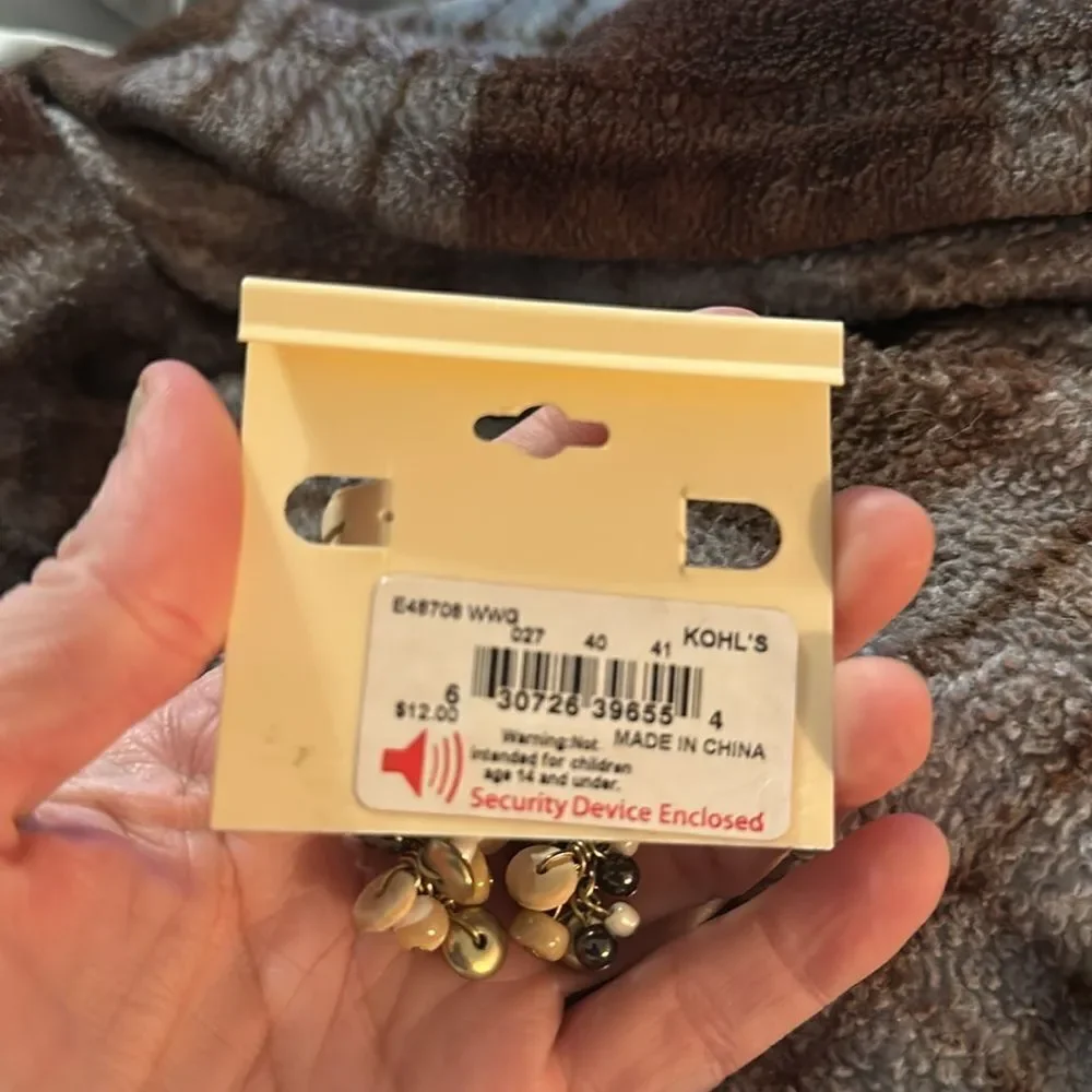 NWT Kohls Earrings